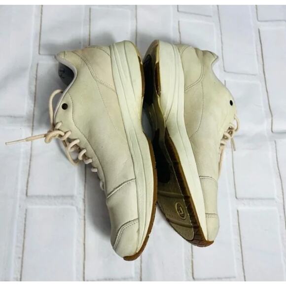 Rock-port DMX cream leather sneakers size 8.5 - Picture 7 of 9